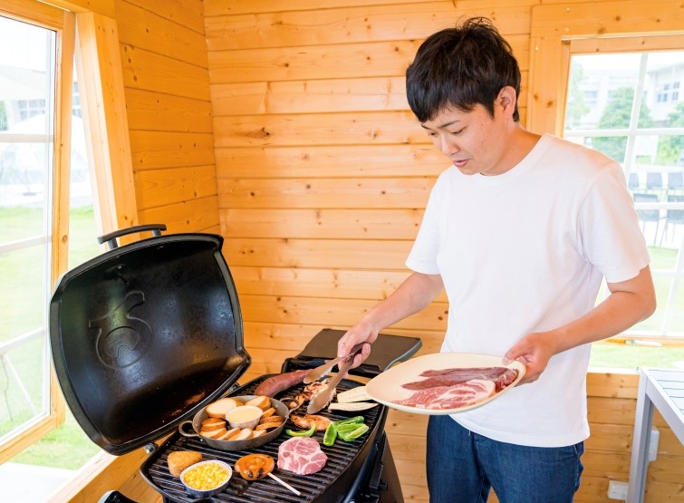 専用BBQハウス