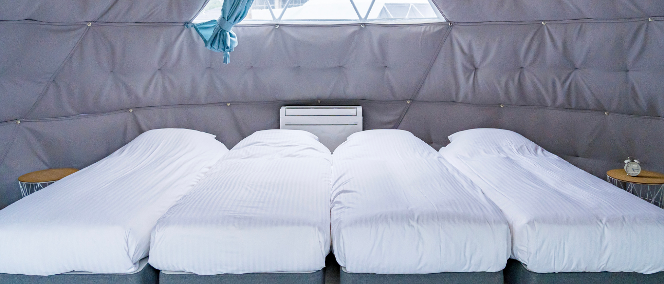 ドームテント｜ご宿泊｜千葉県市原の本格グランピング【愛犬同伴可能